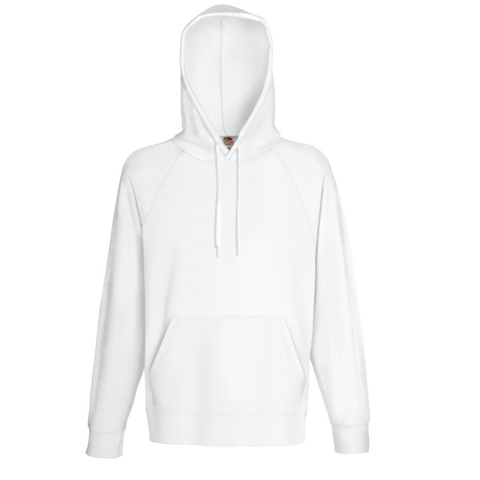 White hoodie fruit of the loom 2025