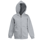 Fruit Of The Loom Premium 70/30 Kids Hooded Sweatshirt Jacket