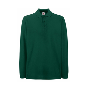 Fruit of the Loom Long Sleeve Pique Polo Shirt