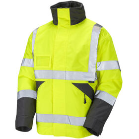 Leo Workwear Hi Vis Bickington Superior Bomber Jacket