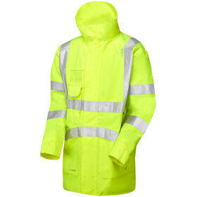 Leo Workwear Hi Vis Clovelly Breathable Executive Anorak