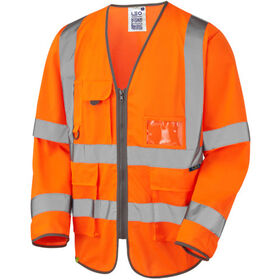 Leo Workwear Hi-Vis Wrafton Sleeved Superior Waistcoat