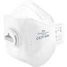 Portwest EAGLE FFP3 Valved Dolomite Fold Flat Respirator (Pack of 10)