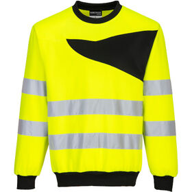 Portwest PW2 Hi Vis Crew Neck Sweatshirt