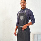 Premier Domain Contrast Denim Bib Apron