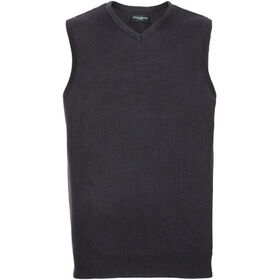 Russell V-Neck Sleeveless Knitted Sweater