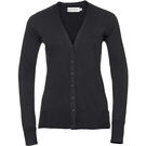 Russell Women's V-Neck Knitted Cardigan