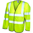 Uneek Hi Vis Long Sleeved Waistcoat